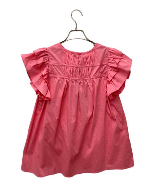 devotion twins（デボーションツインズ）devotion twins (デボーションツウィンズ) ノースリーブフリルブラウス 023.008G ピンク サイズ:S 未使用品の古着・服飾アイテム