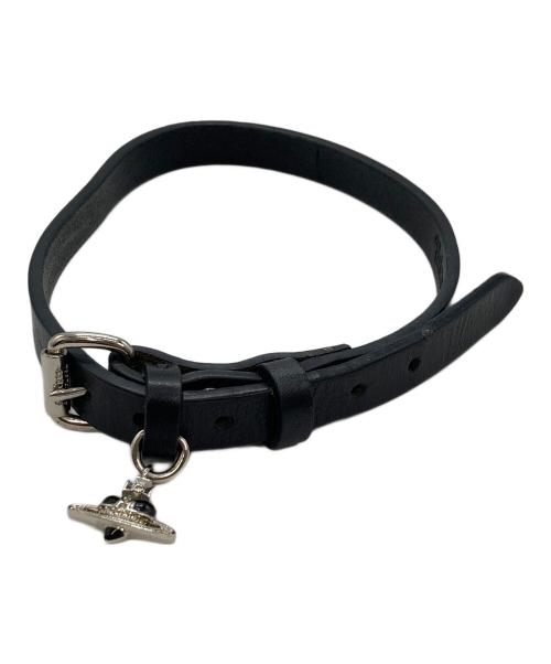 Vivienne Westwood（ヴィヴィアンウエストウッド）Vivienne Westwood (ヴィヴィアンウエストウッド) DIAMANTE HEARTチョーカー ブラックの古着・服飾アイテム