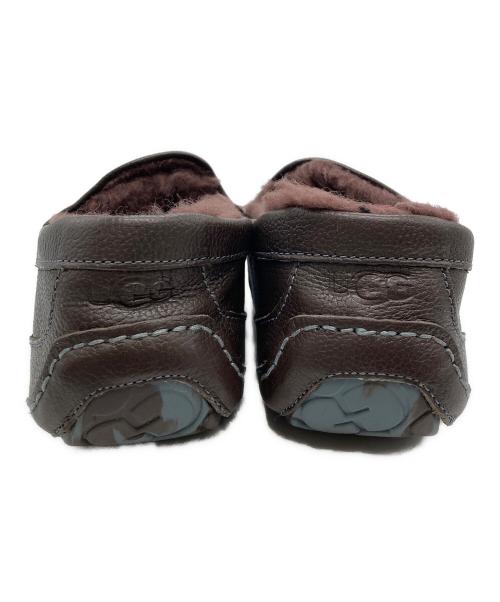 UGG（アグ）UGG (アグ) M ASCOT MARBLE LEATHER　モカシンシューズ ブラウン サイズ:26cmの古着・服飾アイテム