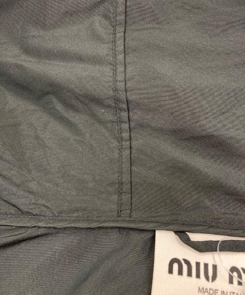MIU MIU（ミュウミュウ）MIU MIU (ミュウミュウ) TELA TEC JACKET ML932 S231 121I ブラック サイズ:36の古着・服飾アイテム