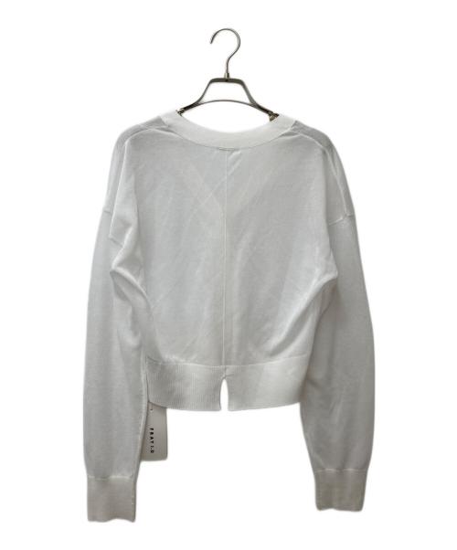 FRAY ID（フレイ アイディー）FRAY ID (フレイ アイディー) ギャラクシーカーディガン FWNT252049 ホワイト サイズ:ONE SIZE 未使用品の古着・服飾アイテム