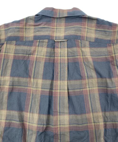 SEDAN ALL-PURPOSE（セダンオールパーパス）SEDAN ALL-PURPOSE (セダンオールパーパス) Madras Plaid Open Collar Shirt SD25S-SH04 ブラウン サイズ:Mの古着・服飾アイテム