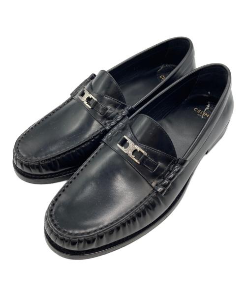 CELINE（セリーヌ）CELINE (セリーヌ) ルコ トリオンフローファー　MG1284 ブラック サイズ:40の古着・服飾アイテム