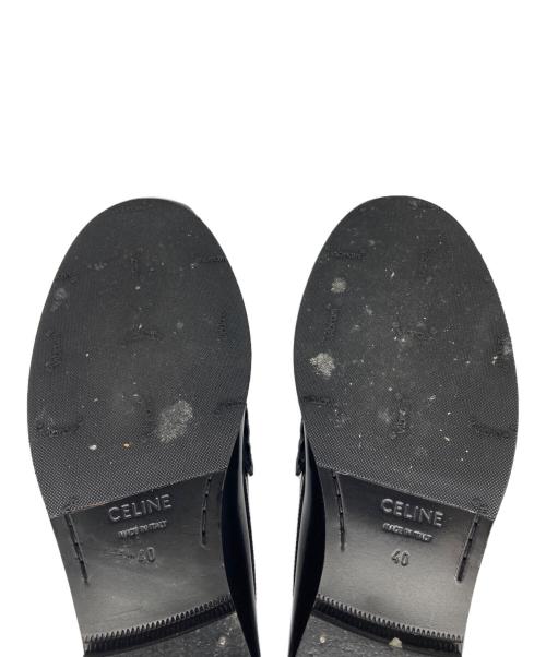 CELINE（セリーヌ）CELINE (セリーヌ) ルコ トリオンフローファー　MG1284 ブラック サイズ:40の古着・服飾アイテム