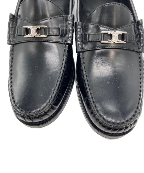 CELINE（セリーヌ）CELINE (セリーヌ) ルコ トリオンフローファー　MG1284 ブラック サイズ:40の古着・服飾アイテム