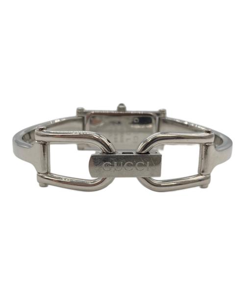 GUCCI（グッチ）GUCCI (グッチ) バングルウォッチ　1500L ホワイトの古着・服飾アイテム