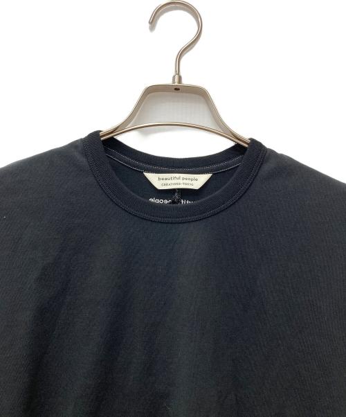 beautiful people（ビューティフルピープル）beautiful people (ビューティフルピープル) 60/3 jersey quality display T 1515310030 ブラック サイズ:36 未使用品の古着・服飾アイテム