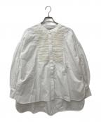 TORRAZZO DONNAトラッゾドンナ）の古着「チュールフリルブラウス 6253-577」｜ホワイト