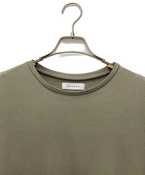 GALENA（ガレナ）GALENA (ガレナ) デニムコンビカットワンピース 70050-7115 カーキ サイズ:38 未使用品の古着・服飾アイテム