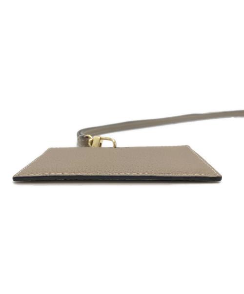 bonaventura（ボナベンチュラ）bonaventura (ボナベンチュラ) IDカードホルダー　BIDT1-GG ベージュの古着・服飾アイテム