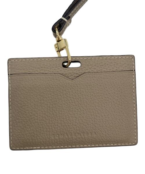 bonaventura（ボナベンチュラ）bonaventura (ボナベンチュラ) IDカードホルダー　BIDT1-GG ベージュの古着・服飾アイテム