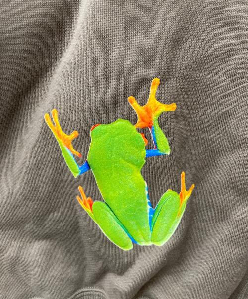 A MACHINE（エーマシン）A MACHINE (エーマシン) 25-fafrotskies frog hoodie　25-FFH カーキ サイズ:1の古着・服飾アイテム