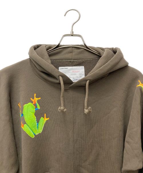 A MACHINE（エーマシン）A MACHINE (エーマシン) 25-fafrotskies frog hoodie　25-FFH カーキ サイズ:1の古着・服飾アイテム