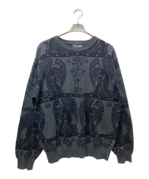 GX1000（ジーエックス）GX1000 (ジーエックス) ニット ブラック サイズ:Mの古着・服飾アイテム