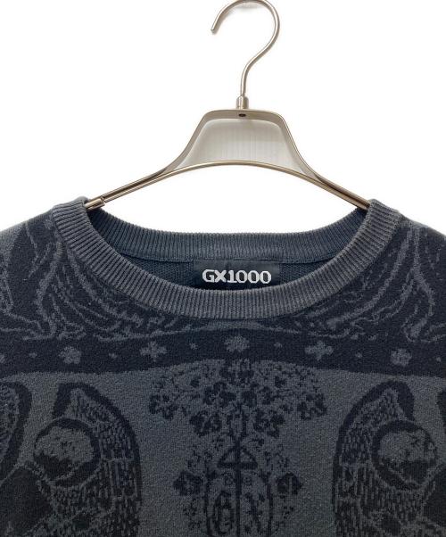 GX1000（ジーエックス）GX1000 (ジーエックス) ニット ブラック サイズ:Mの古着・服飾アイテム