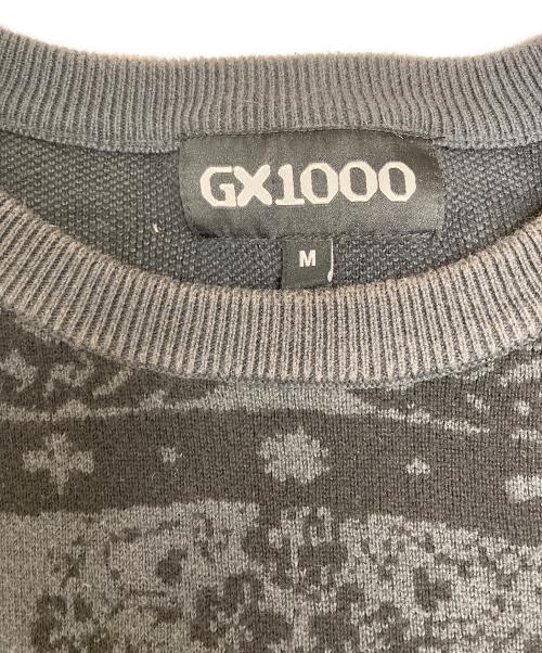 GX1000（ジーエックス）GX1000 (ジーエックス) ニット ブラック サイズ:Mの古着・服飾アイテム