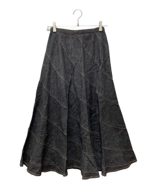 PINK HOUSE（ピンクハウス）PINK HOUSE (ピンクハウス) デニムスカート　P012NFS36 インディゴ サイズ:36の古着・服飾アイテム