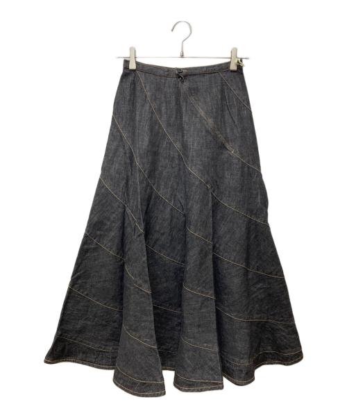 PINK HOUSE（ピンクハウス）PINK HOUSE (ピンクハウス) デニムスカート　P012NFS36 インディゴ サイズ:36の古着・服飾アイテム