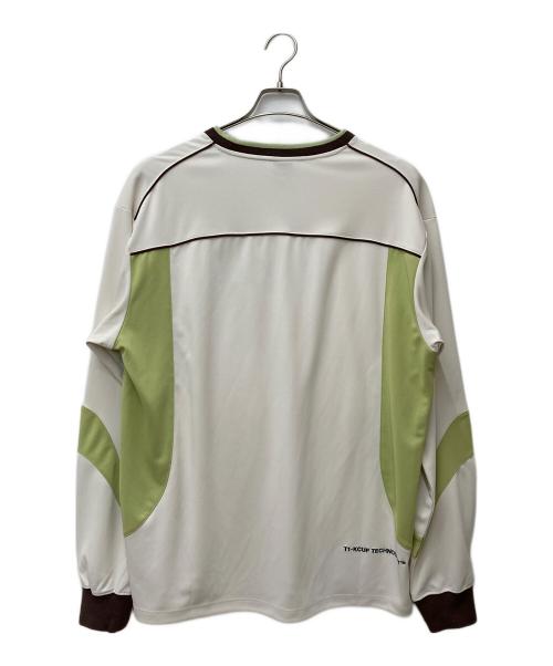 HUF（ハフ）HUF (ハフ) DISTRESSED LOGO CREW ベージュ サイズ:L 未使用品の古着・服飾アイテム