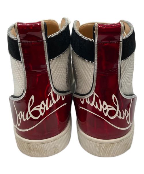 Christian Louboutin（クリスチャン・ルブタン）Christian Louboutin (クリスチャン・ルブタン) ハイカットスニーカー ホワイト サイズ:43の古着・服飾アイテム