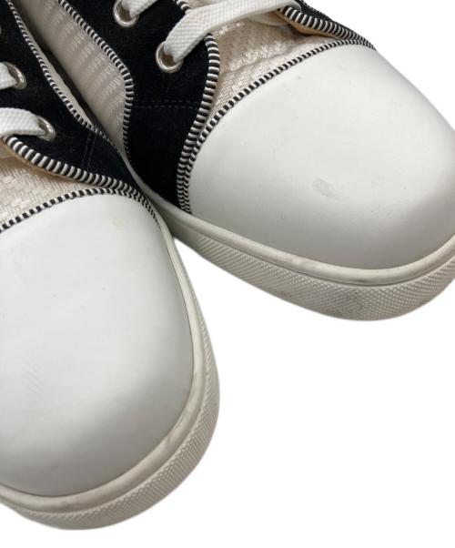 Christian Louboutin（クリスチャン・ルブタン）Christian Louboutin (クリスチャン・ルブタン) ハイカットスニーカー ホワイト サイズ:43の古着・服飾アイテム