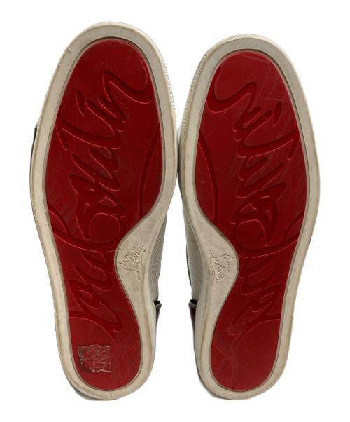 Christian Louboutin（クリスチャン・ルブタン）Christian Louboutin (クリスチャン・ルブタン) ハイカットスニーカー ホワイト サイズ:43の古着・服飾アイテム