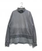 XANDER ZHOUザンダーゾウ）の古着「レイヤードスウェット」｜グレー