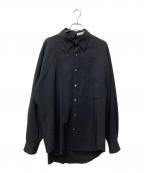 Ujohウジョー）の古着「FULL OPEN SHIRT　M773-B50-104」｜ブラック