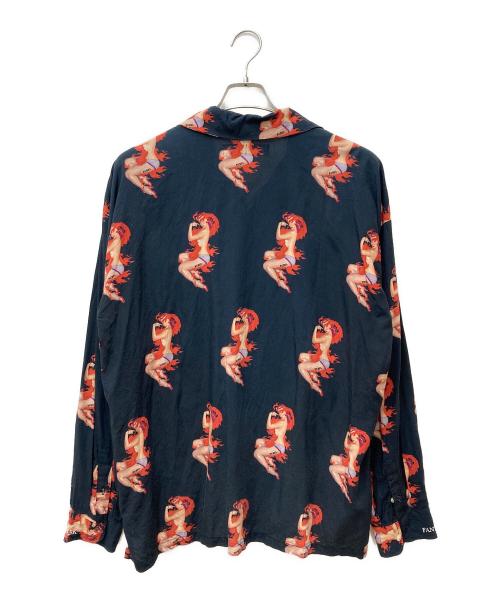 HIGH-GATE（ハイゲート）HIGH-GATE (ハイゲート) 総柄シャツ　20HG-SS06 ブラック サイズ:2の古着・服飾アイテム