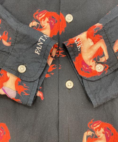 HIGH-GATE（ハイゲート）HIGH-GATE (ハイゲート) 総柄シャツ　20HG-SS06 ブラック サイズ:2の古着・服飾アイテム