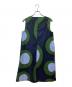 marimekko (マリメッコ) 総柄ノースリーブワンピース　52184-1-46183 グリーン×ネイビー サイズ:36：5000円