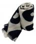 marimekko（マリメッコ）の古着「ウニッコ柄ストール」｜ブラック×ホワイト