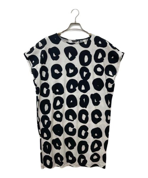marimekko（マリメッコ）marimekko (マリメッコ) ノースリーブワンピース ブラック サイズ:Sの古着・服飾アイテム