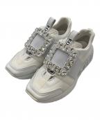 Roger Vivierロジェ ヴィヴィエ）の古着「ビヴゴー ビジュースニーカー」｜ホワイト