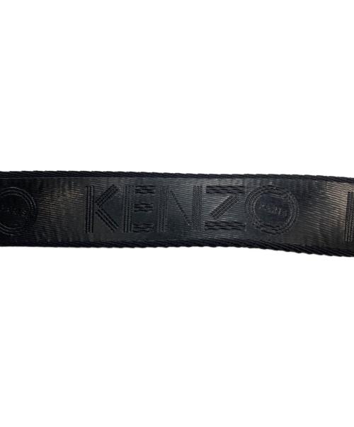 KENZO（ケンゾー）KENZO (ケンゾー) レザーショルダーバッグ　BL1118 ブラックの古着・服飾アイテム