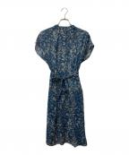 23区ニジュウサンク）の古着「Ratti フラワープリント ワンピース　OP WS NA 0101」｜ブルー