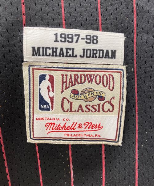 MITCHELL & NESS（ミッチェルアンドネス）MITCHELL & NESS (ミッチェルアンドネス) メッシュゲームシャツ ブラック サイズ:40(М)の古着・服飾アイテム
