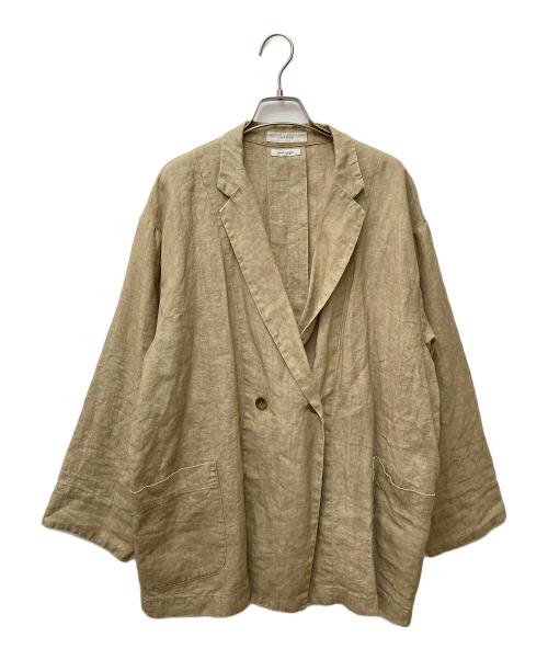 ARGUE（アーギュ）ARGUE (アーギュ) リネンテーラードジャケット AR23SS-AP10 ベージュ サイズ:FREEの古着・服飾アイテム