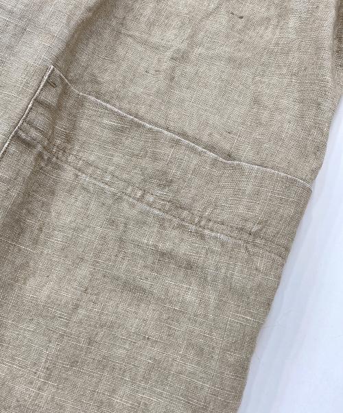 ARGUE（アーギュ）ARGUE (アーギュ) リネンテーラードジャケット AR23SS-AP10 ベージュ サイズ:FREEの古着・服飾アイテム
