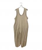 TODAYFULトゥデイフル）の古着「Cottonlinen Rough Combinaison 12310327」｜ベージュ