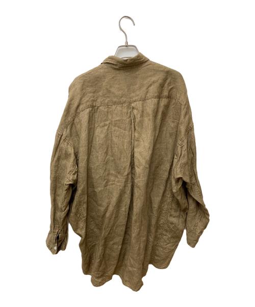 ARGUE（アーギュ）ARGUE (アーギュ) リネンシャツ AR21SS-AP32 カーキ サイズ:FREEの古着・服飾アイテム