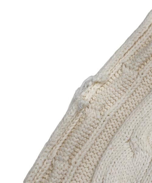 INSCRIRE（アンスクリア）INSCRIRE (アンスクリア) チルデンVネックニットベスト I20SS-K11 ベージュ サイズ:サイズ表記無しの古着・服飾アイテム