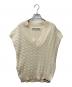 INSCRIRE（アンスクリア）の古着「チルデンVネックニットベスト I20SS-K11」｜ベージュ