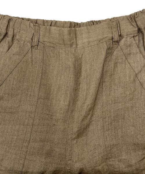 ARGUE（アーギュ）ARGUE (アーギュ) リネンパンツ AR21SS-AP33 ブラウン サイズ:FREEの古着・服飾アイテム