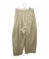6(ROKU) BEAUTY&YOUTH (ロク ビューティーアンドユース) COTTON RAYON BIG PANTS 8614-299-0549 ベージュ サイズ:36：7000円