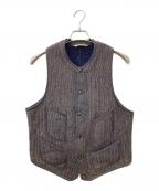 BROWN'S BEACH JACKETブラウンズビーチジャケット）の古着「ビーチクロスベスト」｜ベージュ