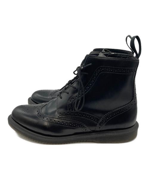 Dr.Martens（ドクターマーチン）Dr.Martens (ドクターマーチン) 8ホールブーツ　DELPHINE ブラック サイズ:UK8の古着・服飾アイテム