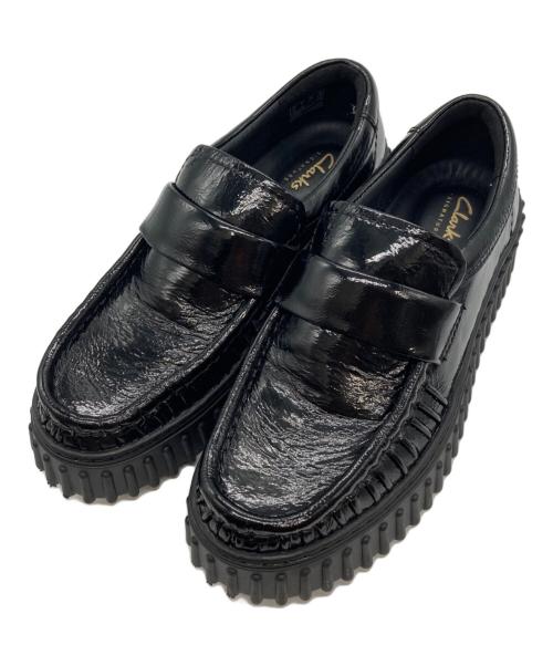 CLARKS（クラークス）CLARKS (クラークス) Torhill Moc 61788003 ブラック サイズ:23.5の古着・服飾アイテム
