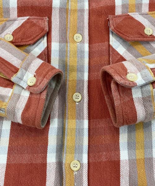 WAREHOUSE（ウエアハウス）WAREHOUSE (ウエアハウス) ネルシャツ オレンジ サイズ:XLの古着・服飾アイテム