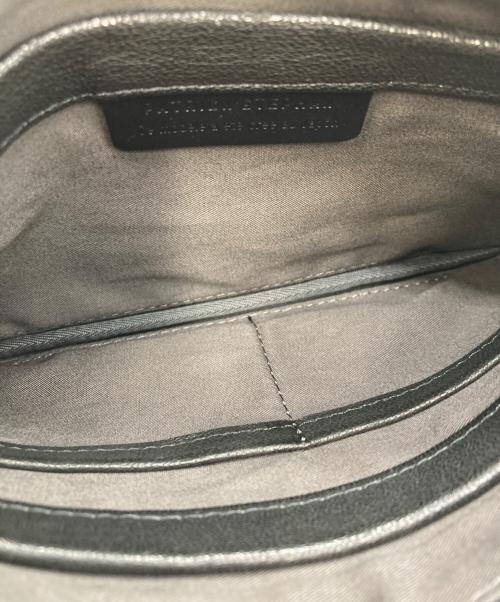 PATRICK STEPHAN（パトリックステファン）PATRICK STEPHAN (パトリックステファン) Leather minimini sacoche 'shine' ブラックの古着・服飾アイテム